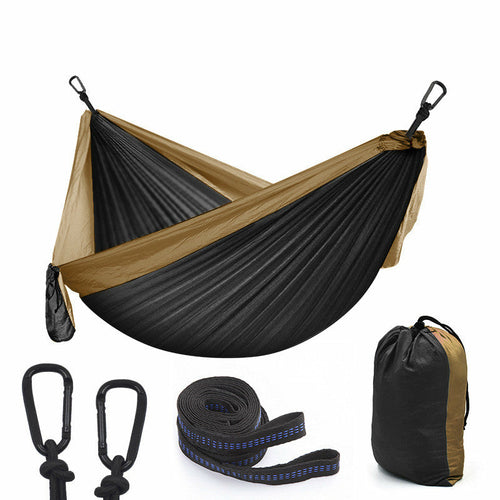 Hamac Parachute de Camping — Hammac Survival Léger pour Jardin et Extérieur, Capacité Jusqu’à 300 kg, Nylon 210T