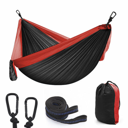 Hamac Parachute de Camping — Hammac Survival Léger pour Jardin et Extérieur, Capacité Jusqu’à 300 kg, Nylon 210T