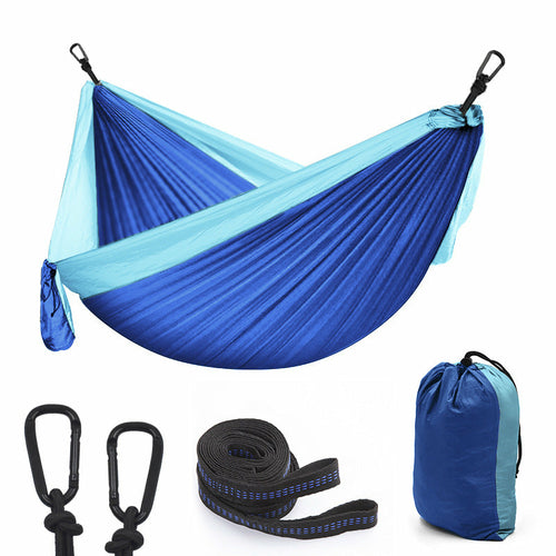 Hamac Parachute de Camping — Hammac Survival Léger pour Jardin et Extérieur, Capacité Jusqu’à 300 kg, Nylon 210T