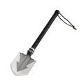 Pelle Multi-Fonctions Outdoor Pliable — Outil de Survie 4 en 1 (Pelle, Hache, Scie, Crowbar…) en Acier Carbone, Manche Réglable, Sac de Rangement — 48 × 10,5 cm, 540 g